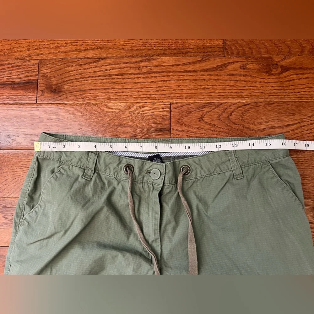 Tommy Hilfiger Olive Green Cargo Utility Straight Leg Pockets Women’s Sz 8 - Picture 6 of 9